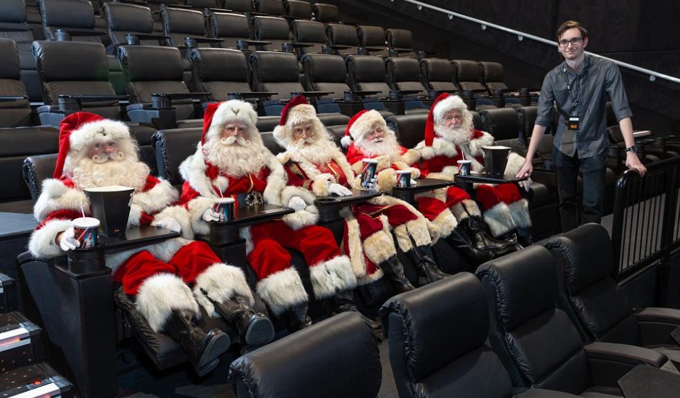 Santas relaxed on Vue Plymouth’s new luxurious recliner seats The